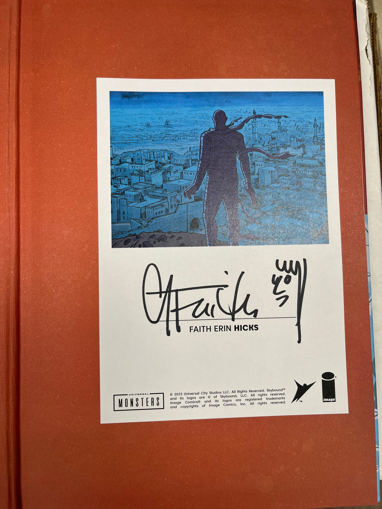 Universal Monsters The Mummy Signed Hardcover (Direct Market Exclusive)