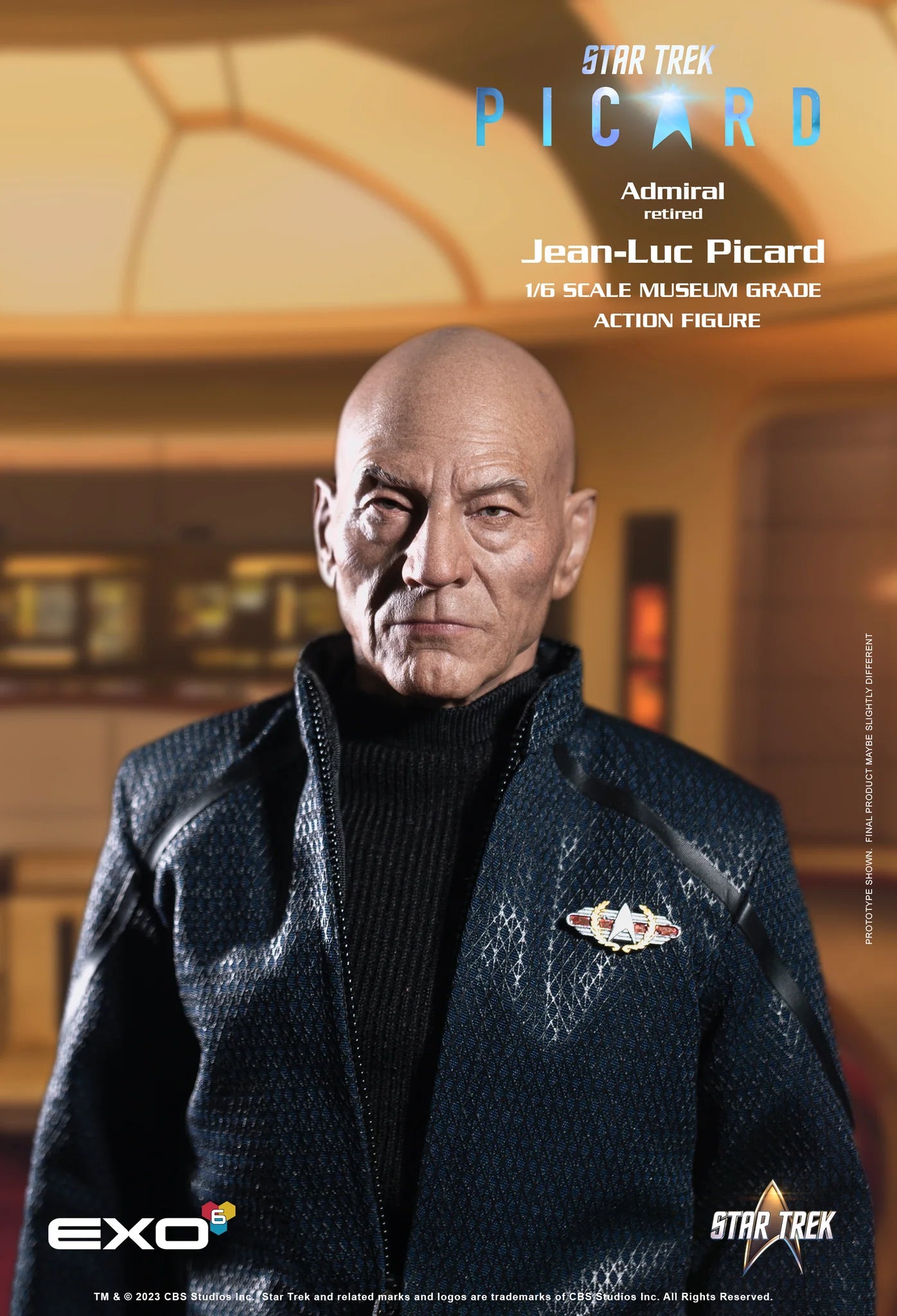 Jean-Luc Picard 1/6 Scale Figure by EXO-6