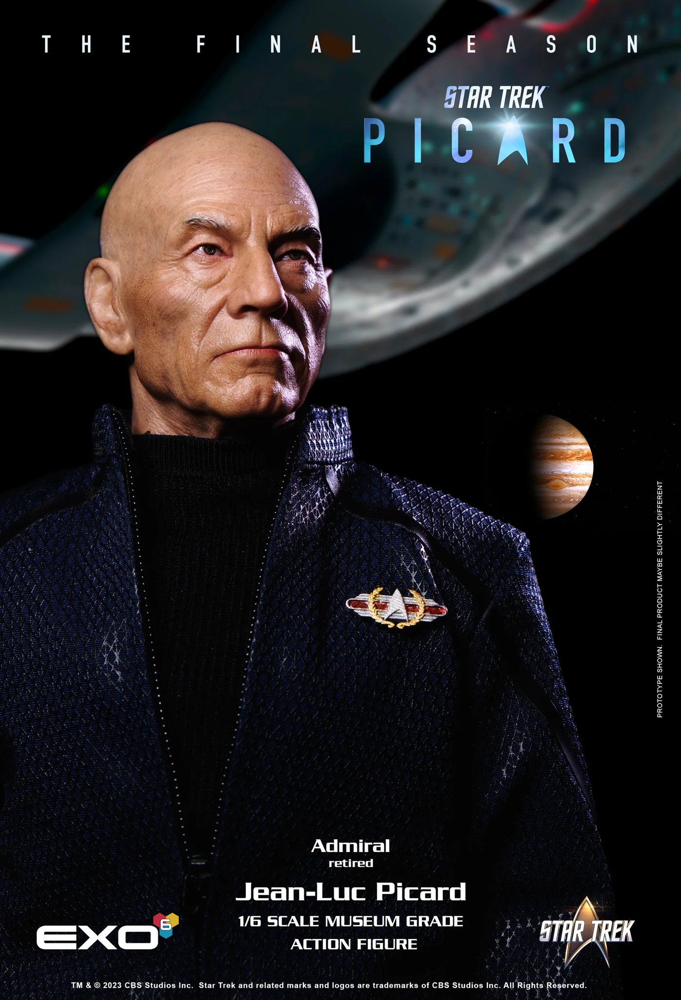 Jean-Luc Picard 1/6 Scale Figure by EXO-6