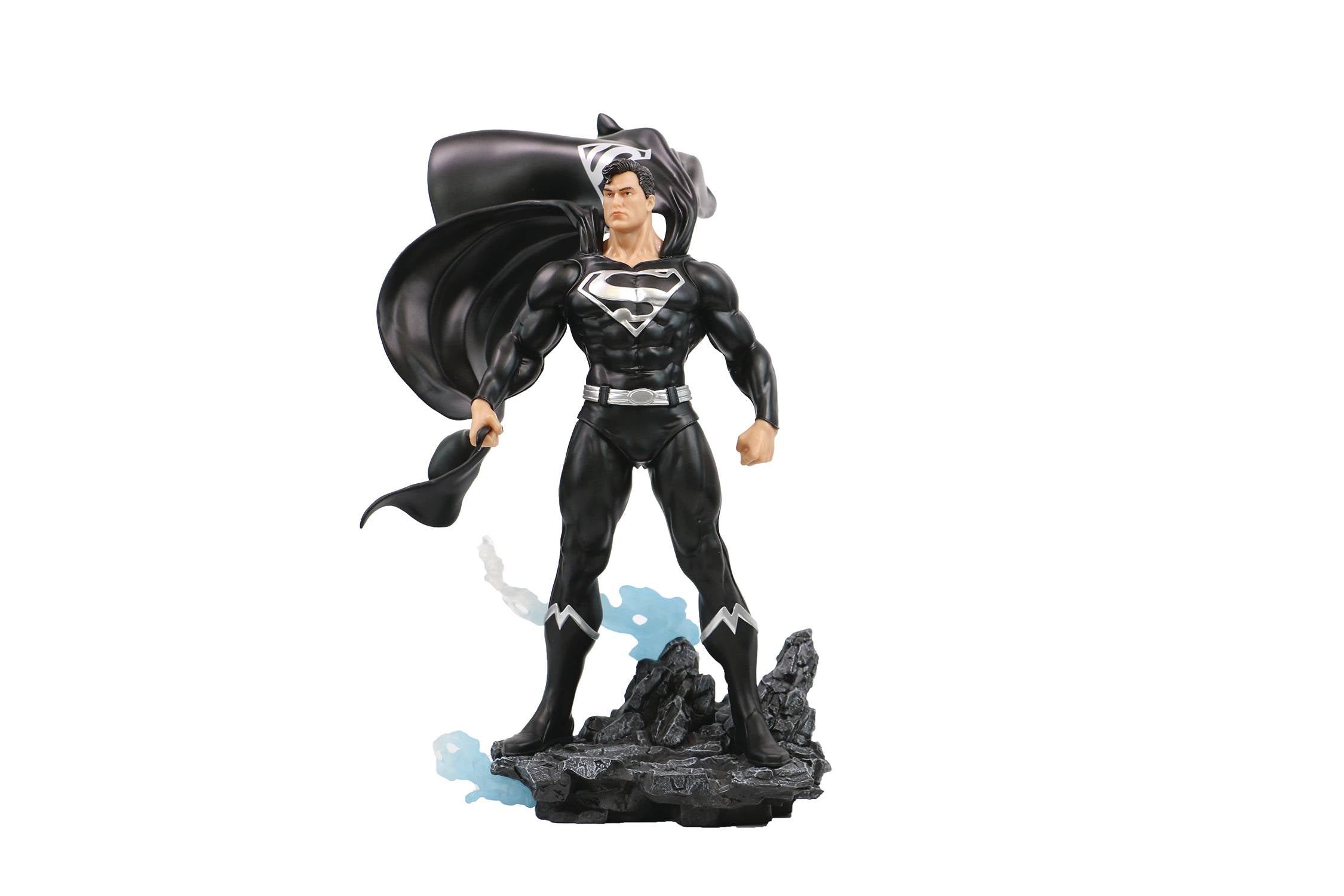 DC Heroes Superman Black and Silver Previews Exclusive Statue