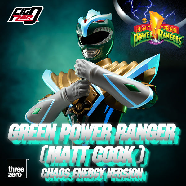 Mighty Morphin Power Rangers FigZero 1/6 Green Power Ranger (Matt Cook) Chaos Energy Version