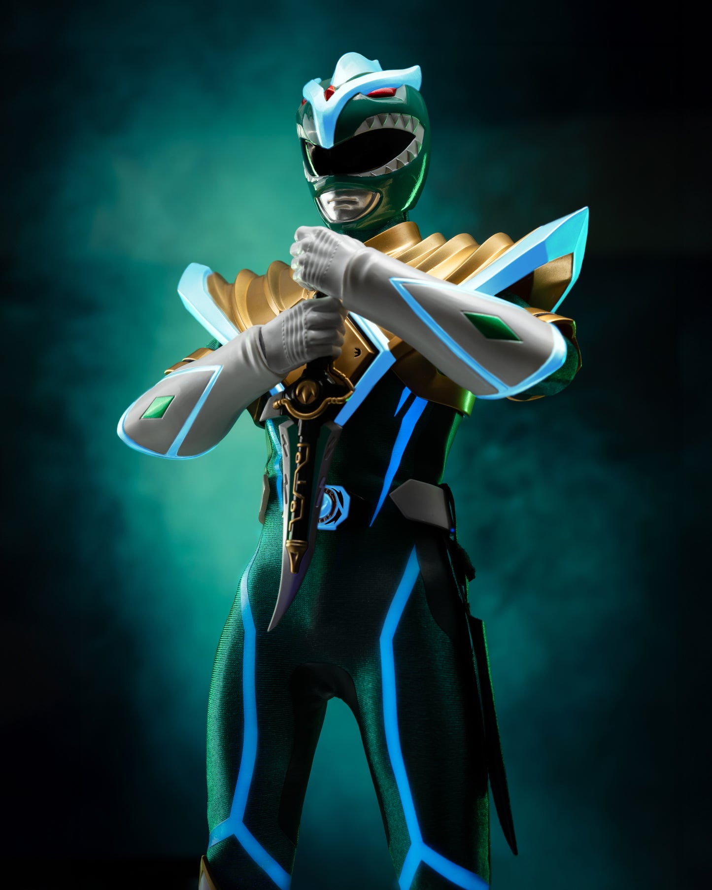 Mighty Morphin Power Rangers FigZero 1/6 Green Power Ranger (Matt Cook) Chaos Energy Version