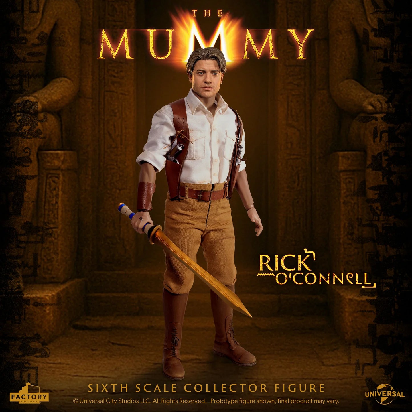 The Mummy | Rick O'Connell Sixth Scale Figure (Factory Entertainment)