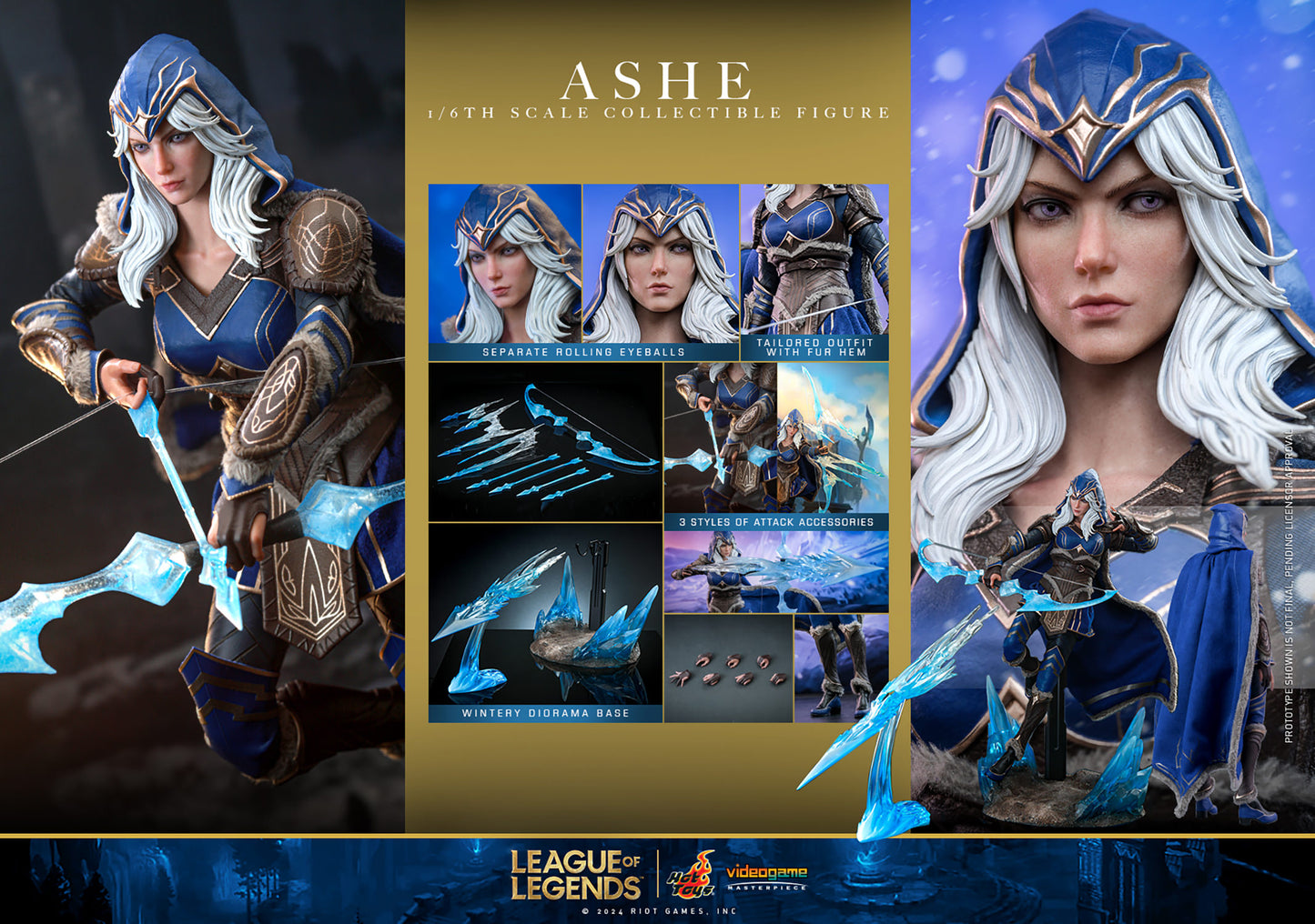 League of Legends Ashe 1/6 Scale Figure by Hot Toys