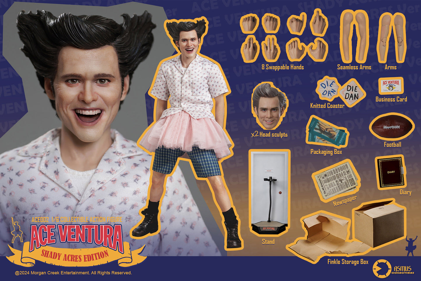 Ace Ventura (Shady Acres Version) 1/6 Scale Figure