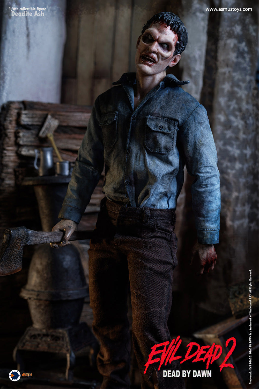 Evil Dead 2 Deadite Ash Sixth Scale Figure