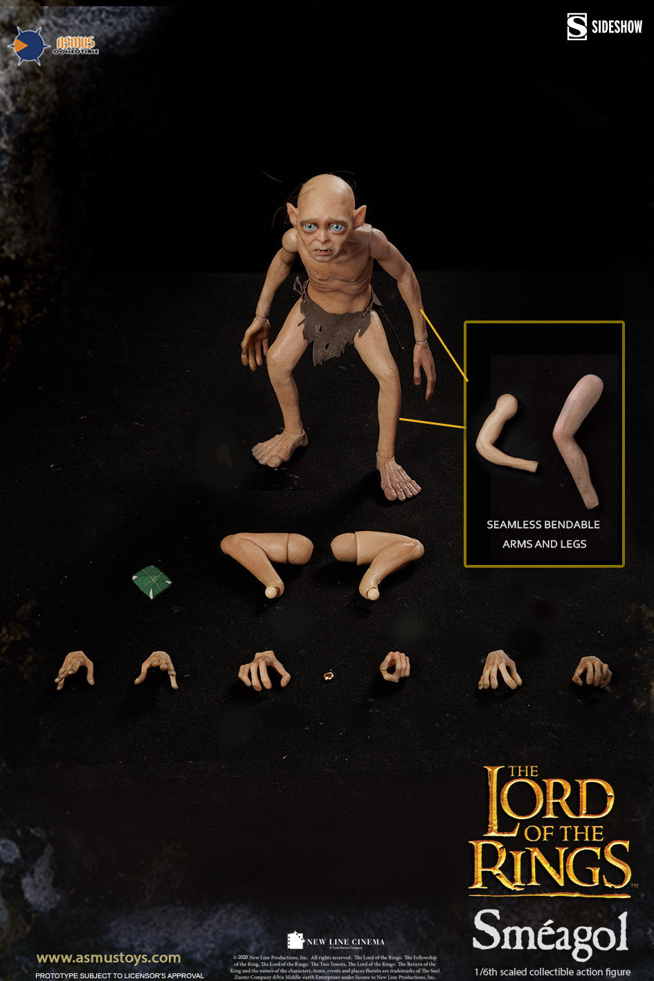 Smeagol Sixth Scale Figure