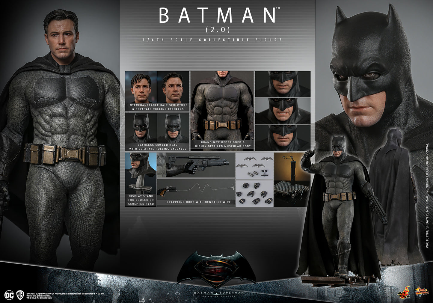 Batman 2.0 Sixth Scale Figure by Hot Toys