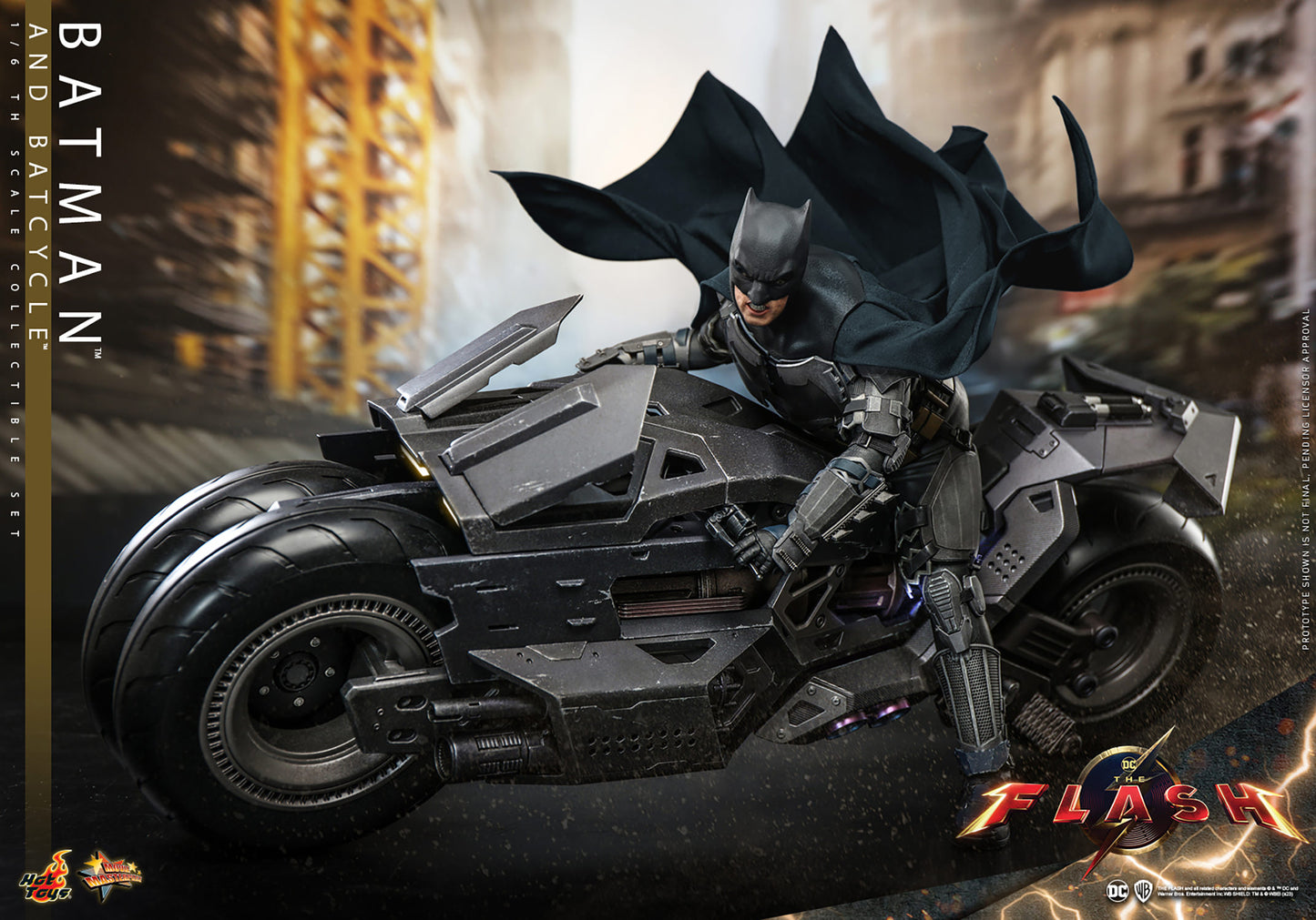 Batman and Batcycle Sixth Scale Figure Set by Hot Toys