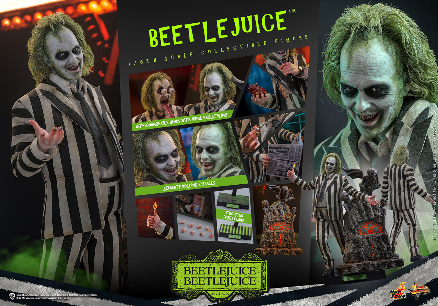 Beetlejuice 1/6 Scale Figure