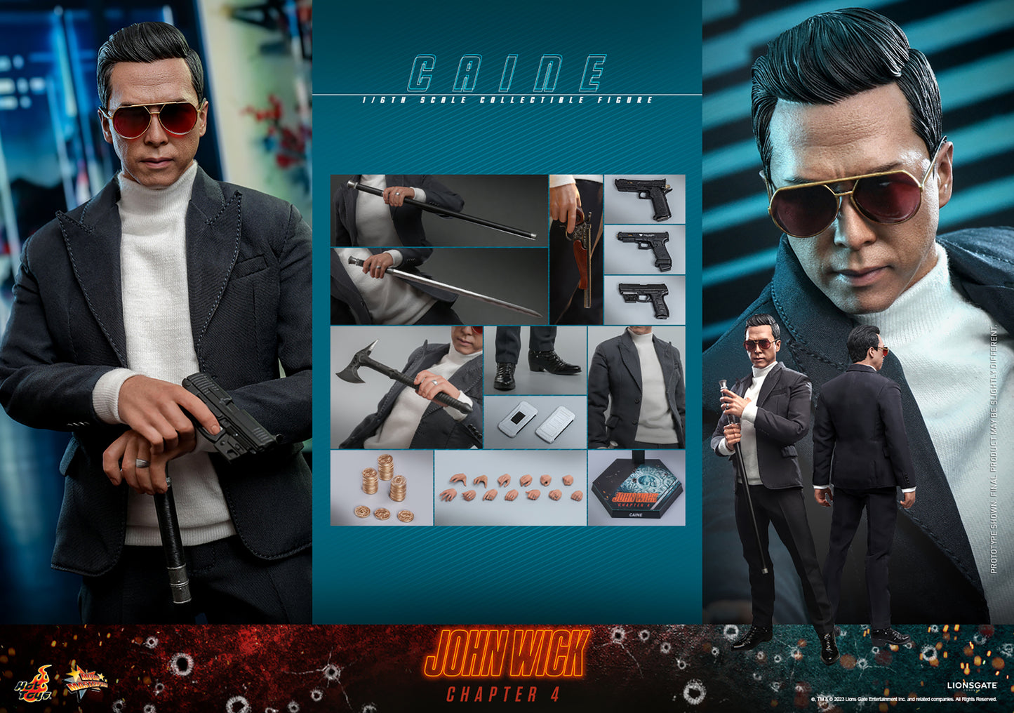 John Wick Caine 1/6 Scale Figure by Hot Toys