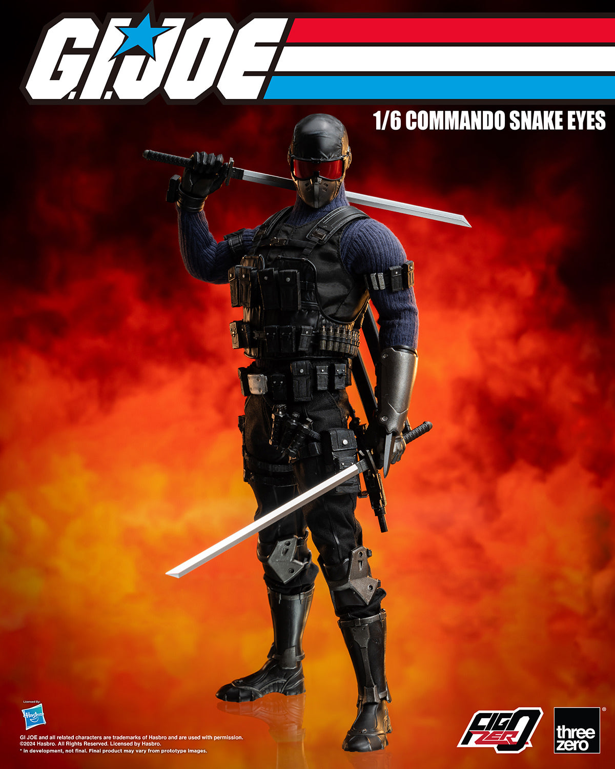 G.I. Joe Commando Snake Eyes 1/6 Scale Figure