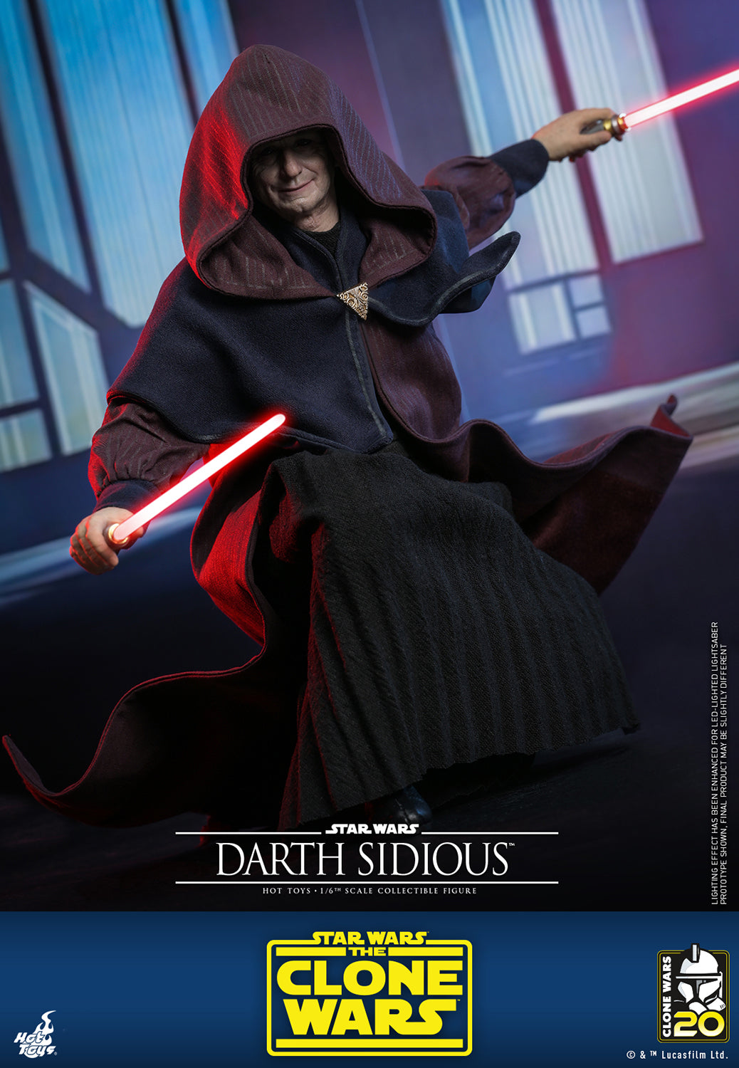 Darth Sidious 1/6 Scale Figure by Hot Toys