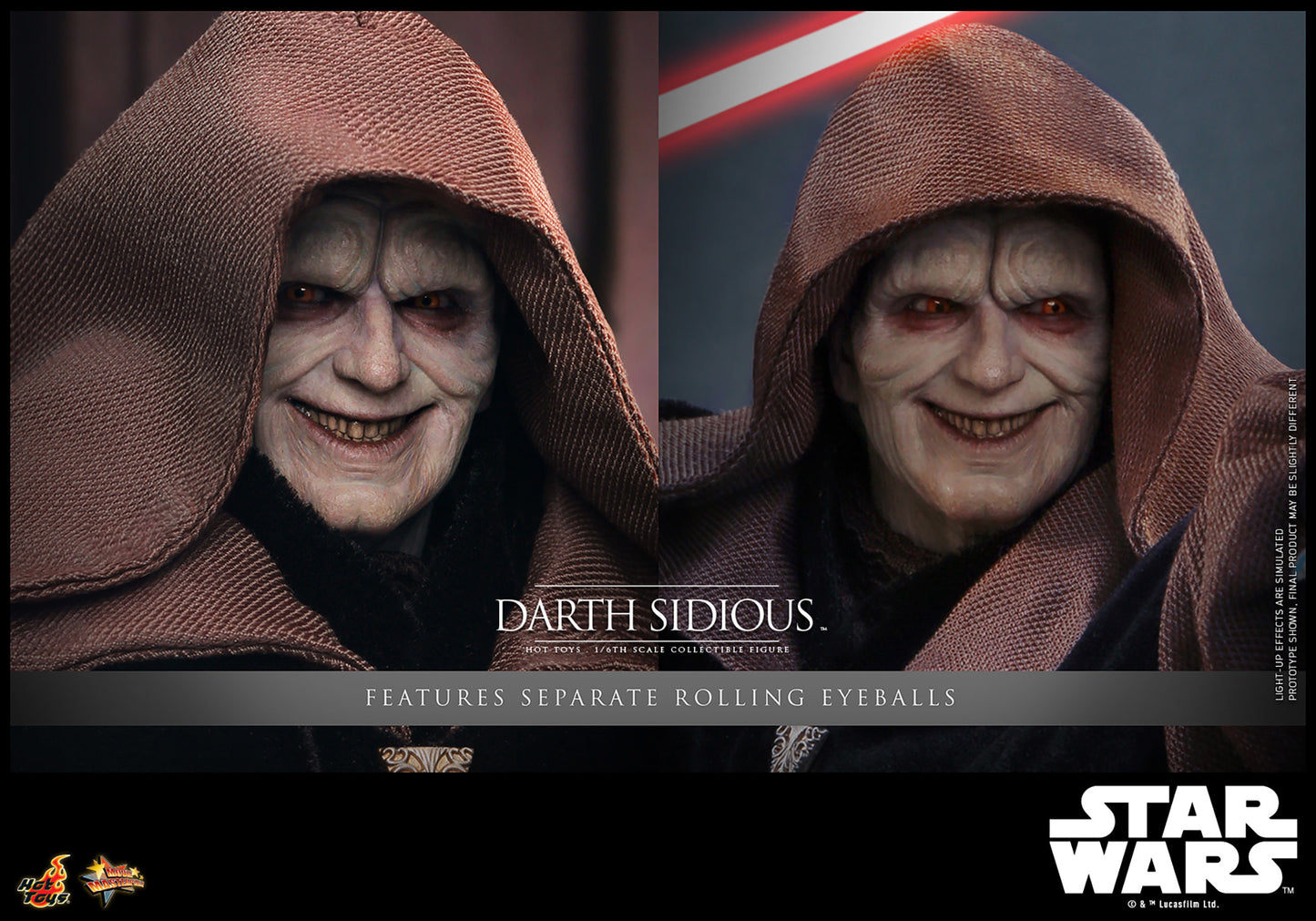 Darth Sidious 1/6 Scale Figure by Hot Toys