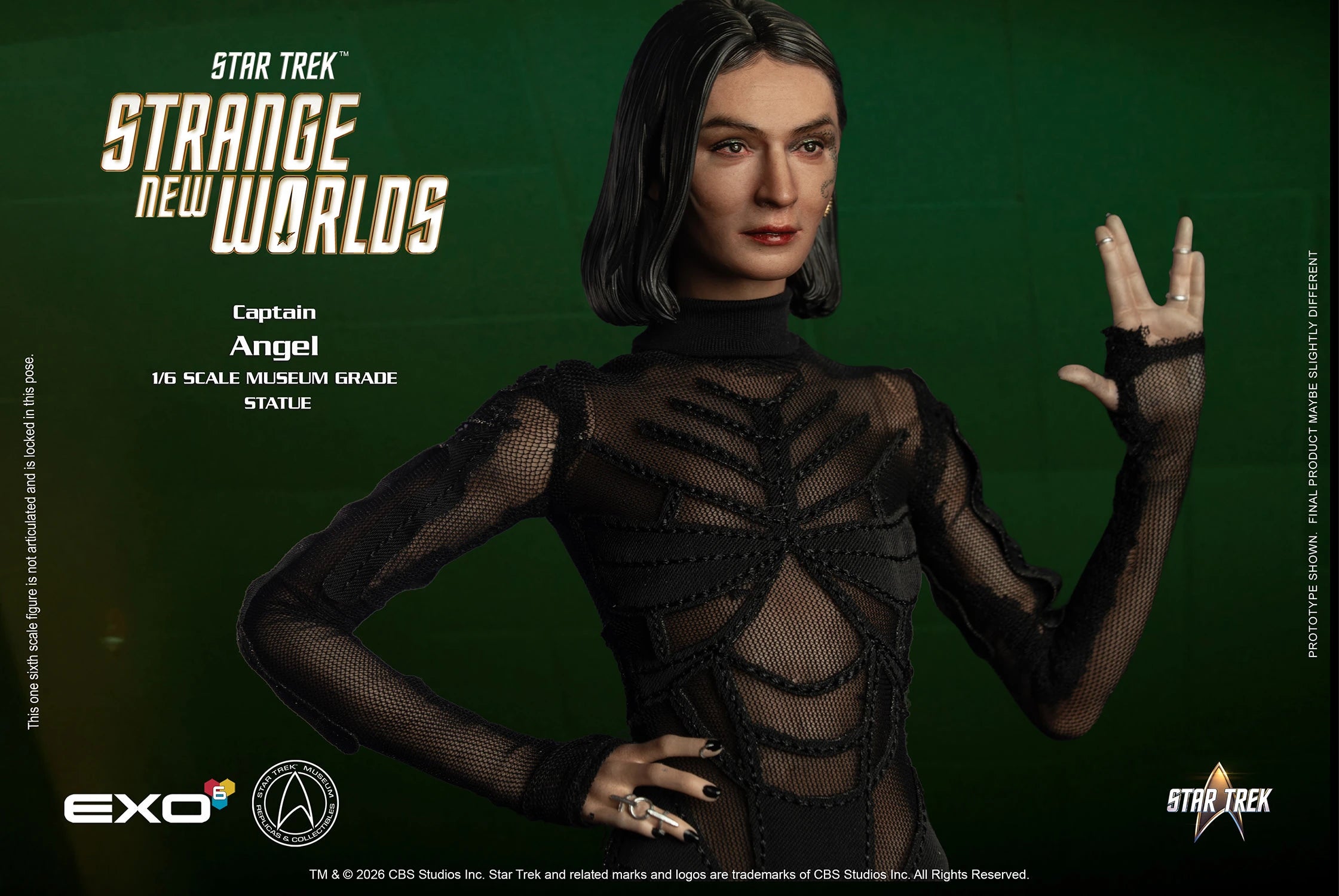 EXO-6 Captain Angel Sixth Scale Mixed Media Statue