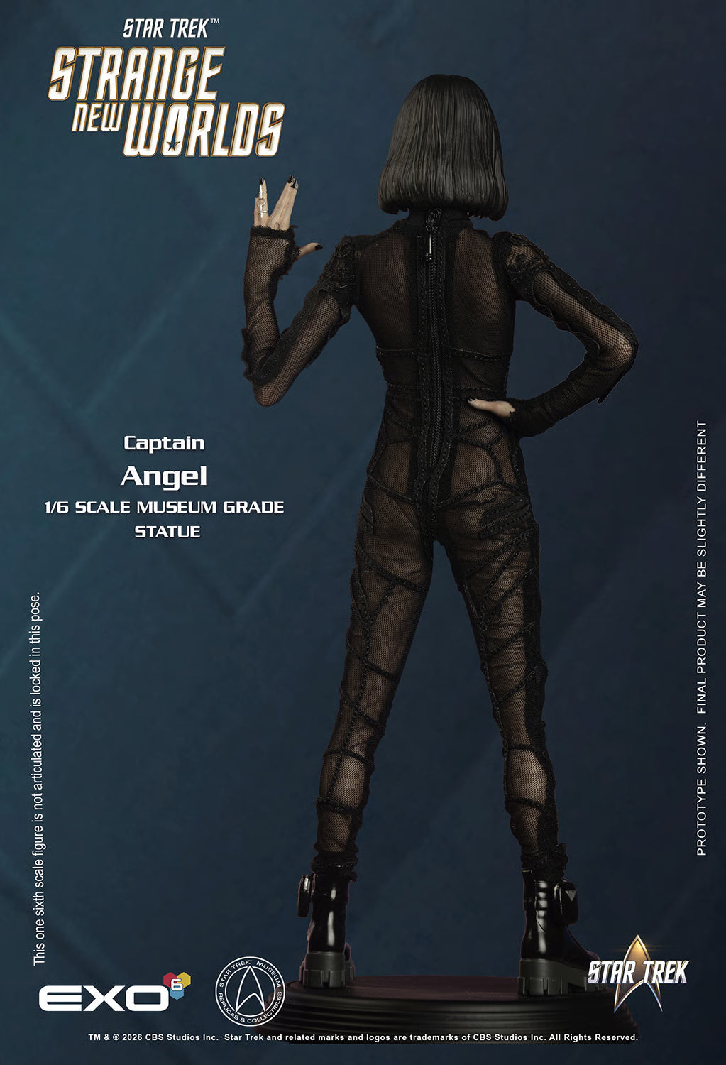 EXO-6 Captain Angel Sixth Scale Mixed Media Statue