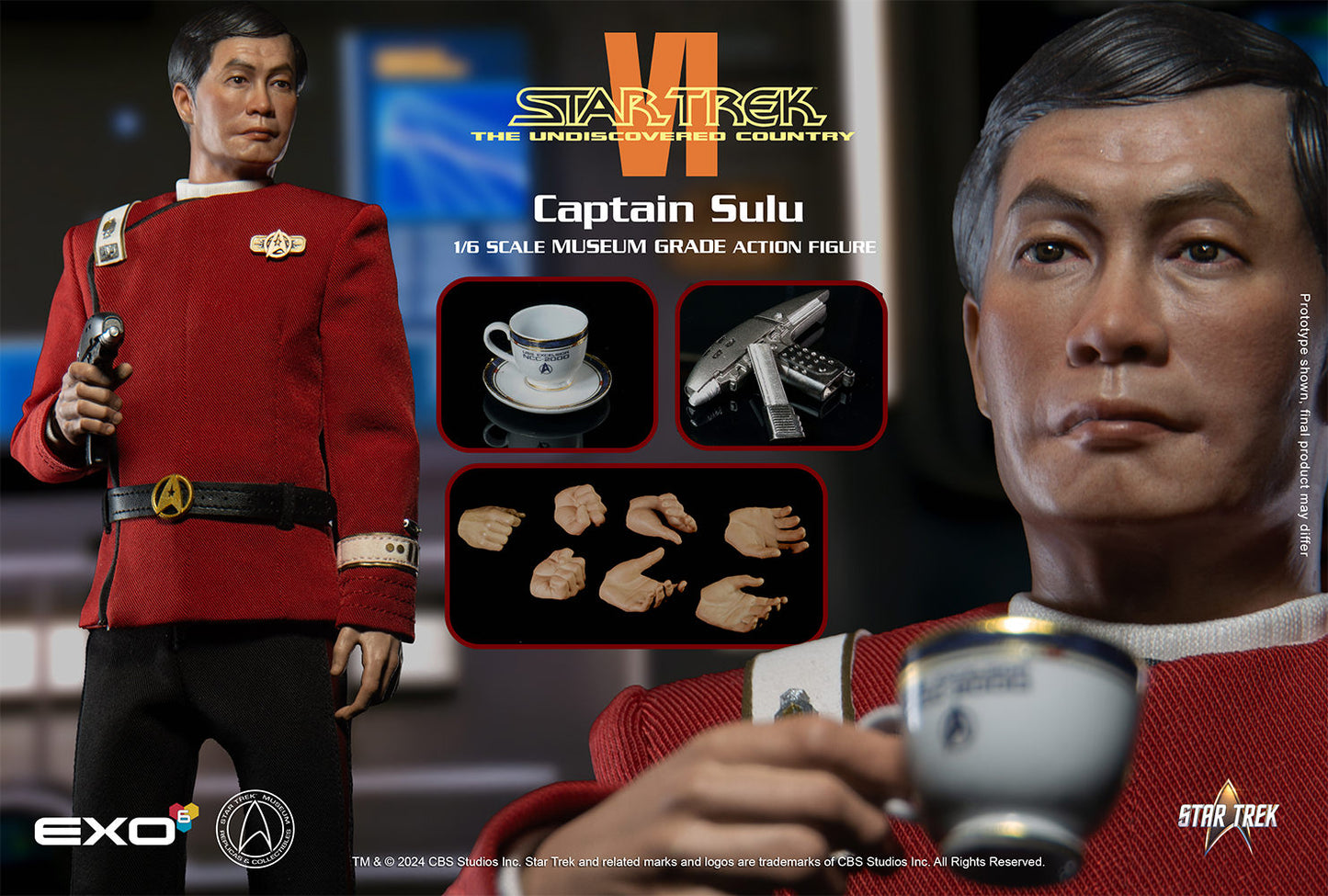 Captain Hikaru Sulu Sixth Scale Figure