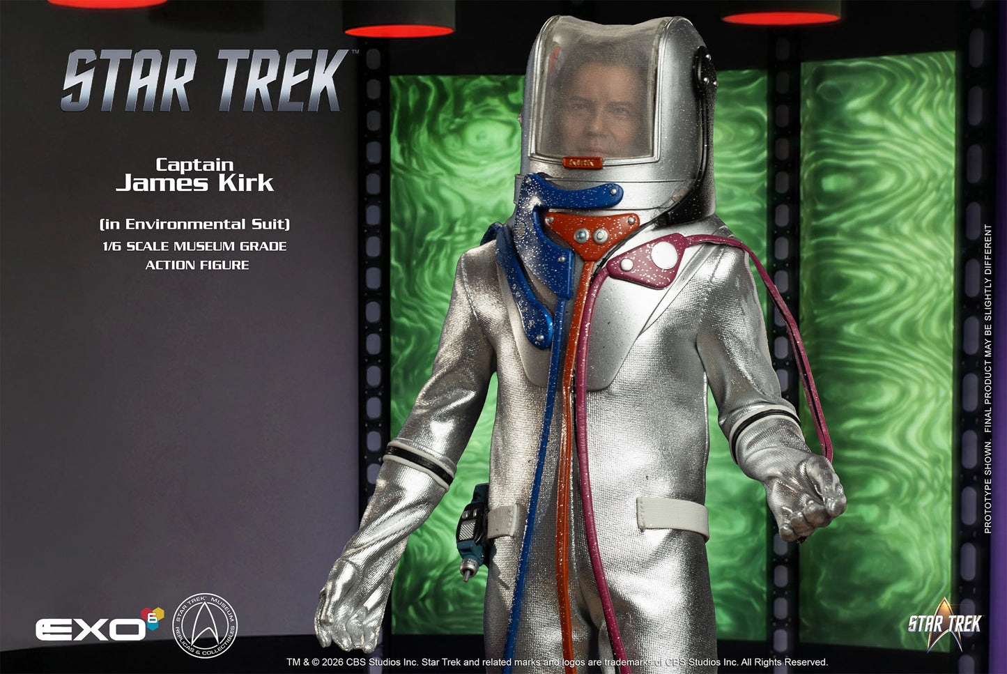 Captain Kirk (Environmental Spacesuit Edition) Sixth Scale Figure by EXO-6