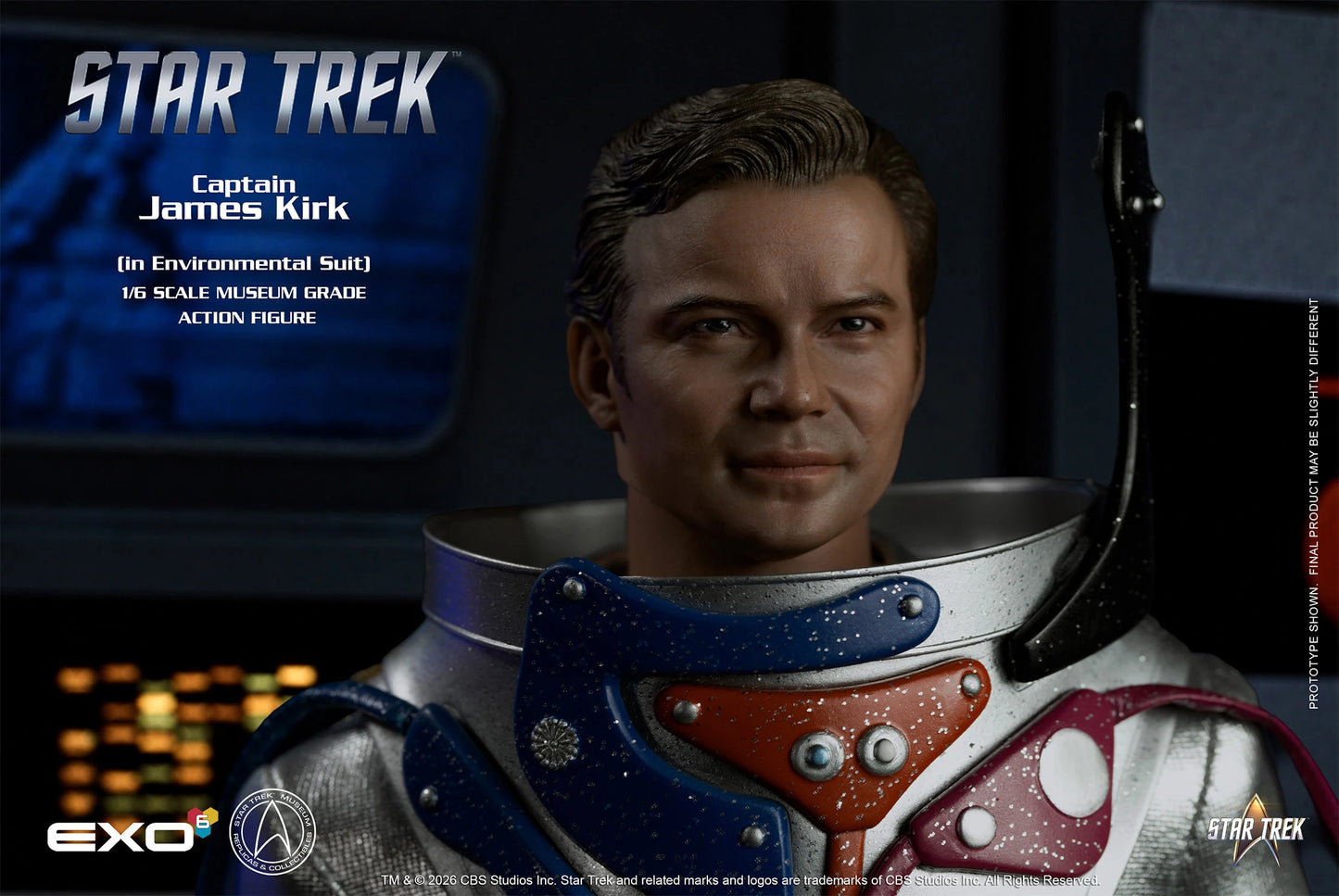 Captain Kirk (Environmental Spacesuit Edition) Sixth Scale Figure by EXO-6