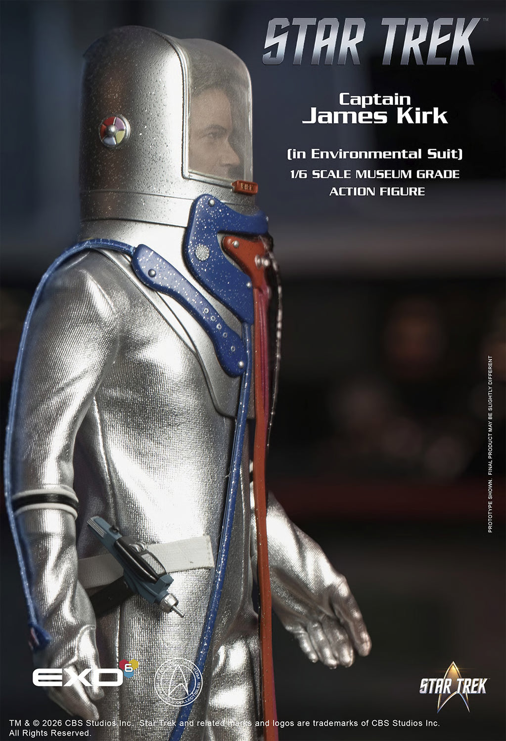 Captain Kirk (Environmental Spacesuit Edition) Sixth Scale Figure by EXO-6