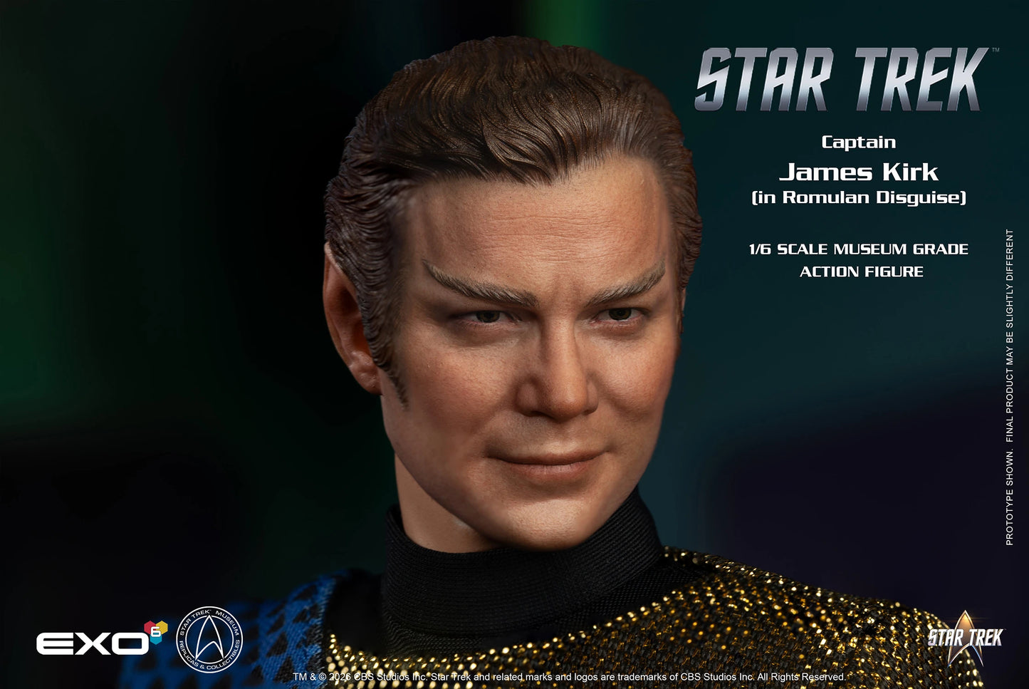 EXO-6 Captain Kirk in Romulan Disguise Sixth Scale Figure