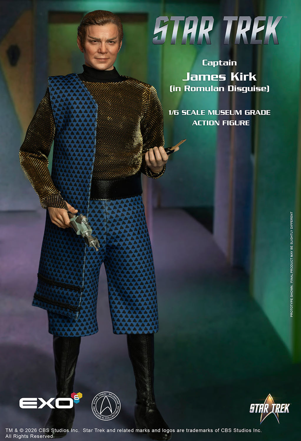 EXO-6 Captain Kirk in Romulan Disguise Sixth Scale Figure