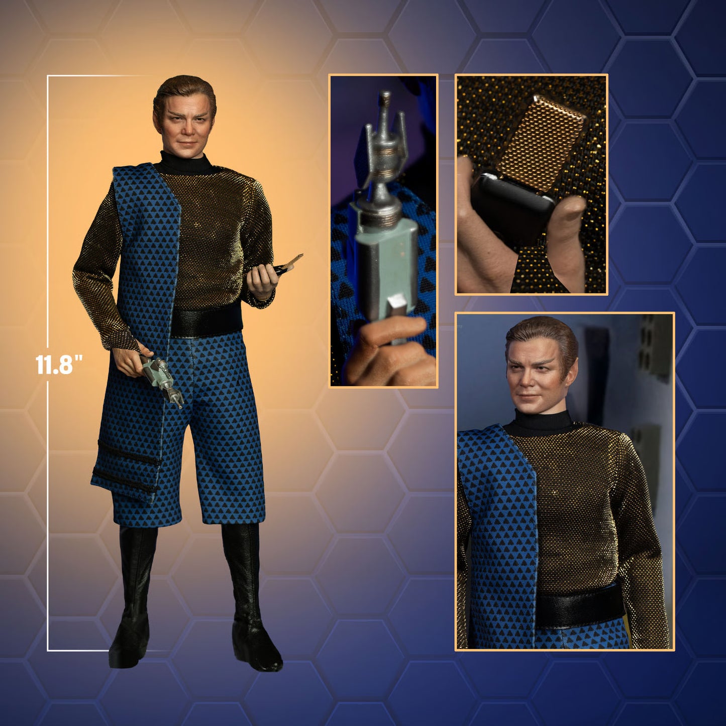 EXO-6 Captain Kirk in Romulan Disguise Sixth Scale Figure