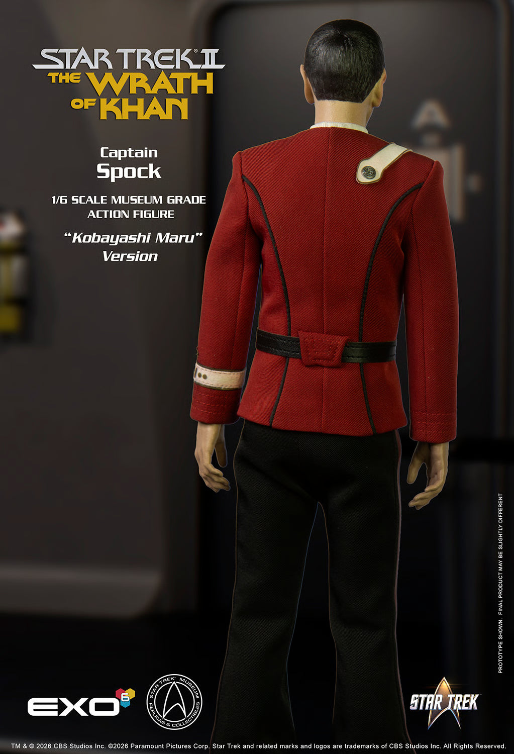 EXO-6 Star Trek II: The Wrath of Khan Captain Spock Kobayashi Maru Edition Sixth-Scale Figure