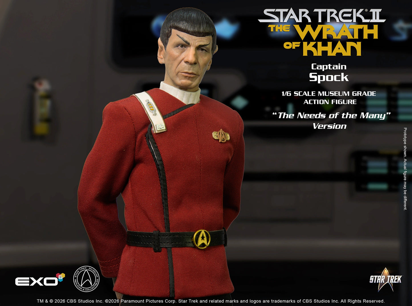 Spock "The Needs of the Many" Sixth-Scale Figure — Star Trek II: The Wrath of Khan