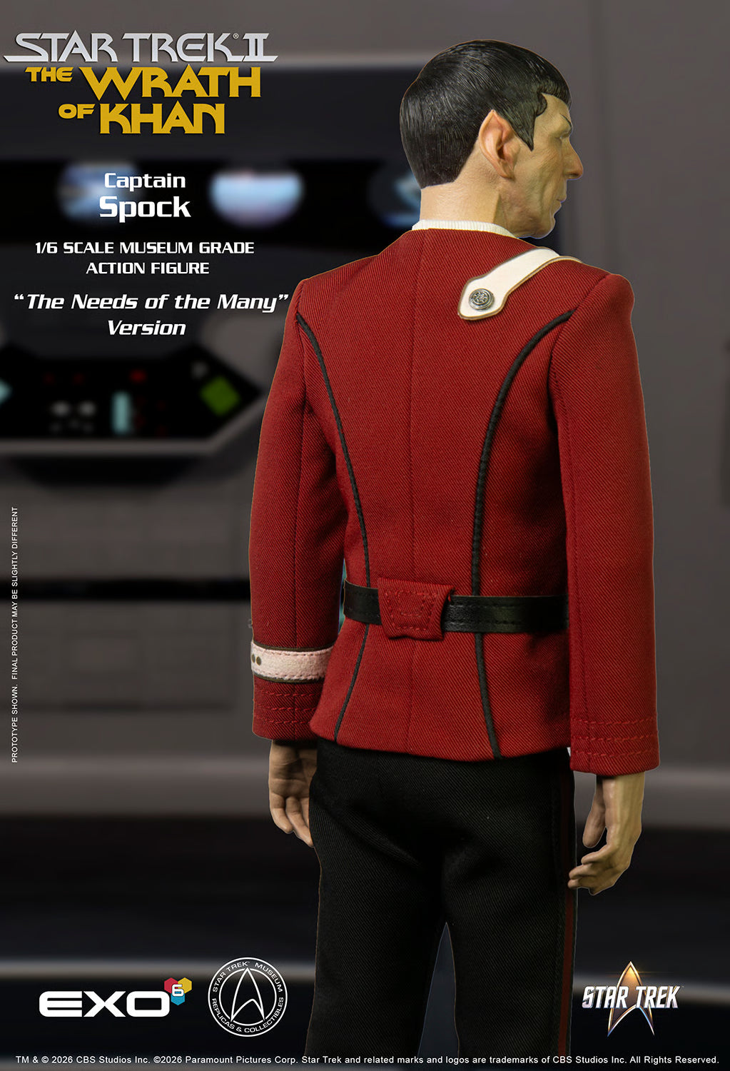 Spock "The Needs of the Many" Sixth-Scale Figure — Star Trek II: The Wrath of Khan