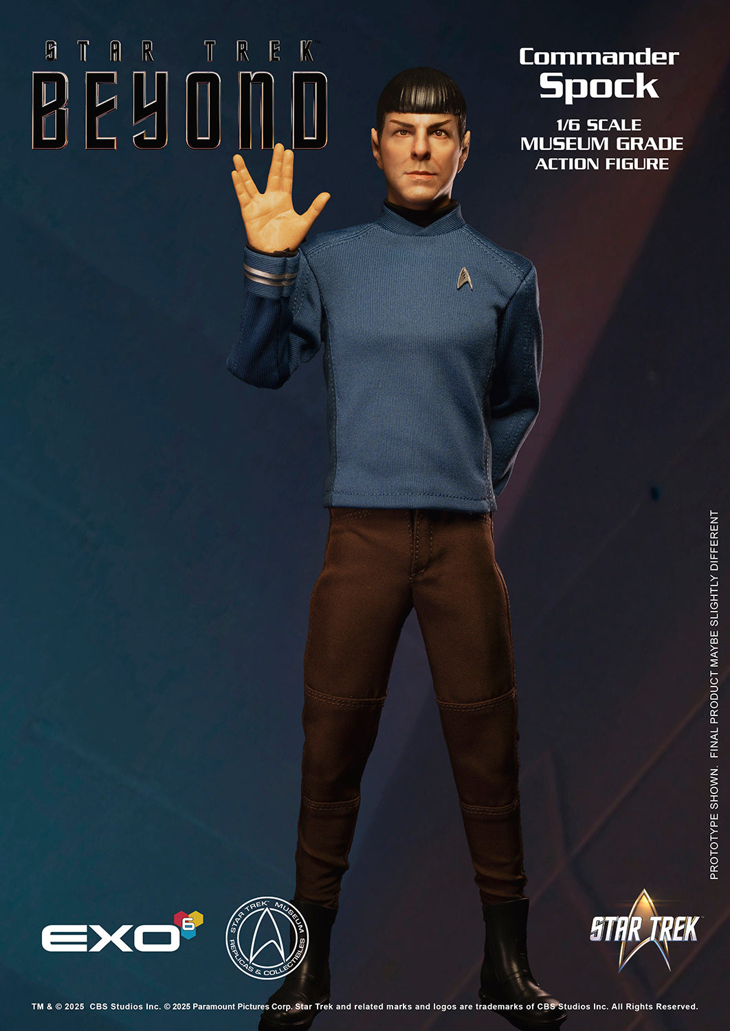 EXO-6 Star Trey Beyond Commander Spock Sixth Scale Figure