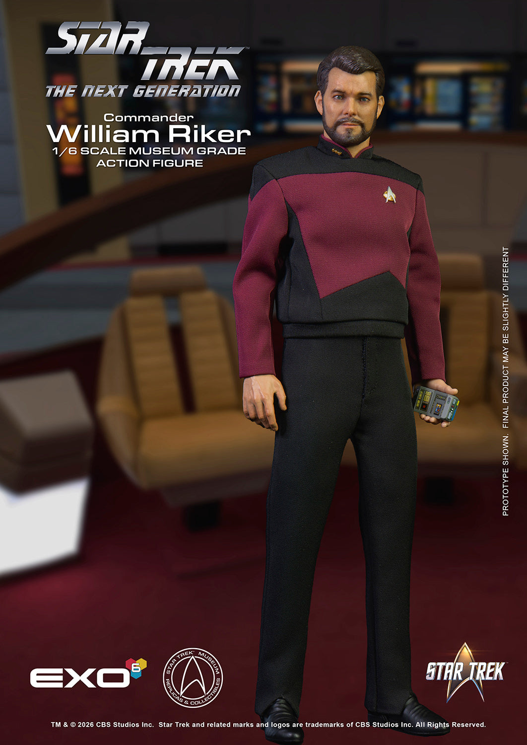 Commander William T. Riker (Essential Version) Sixth Scale Figure