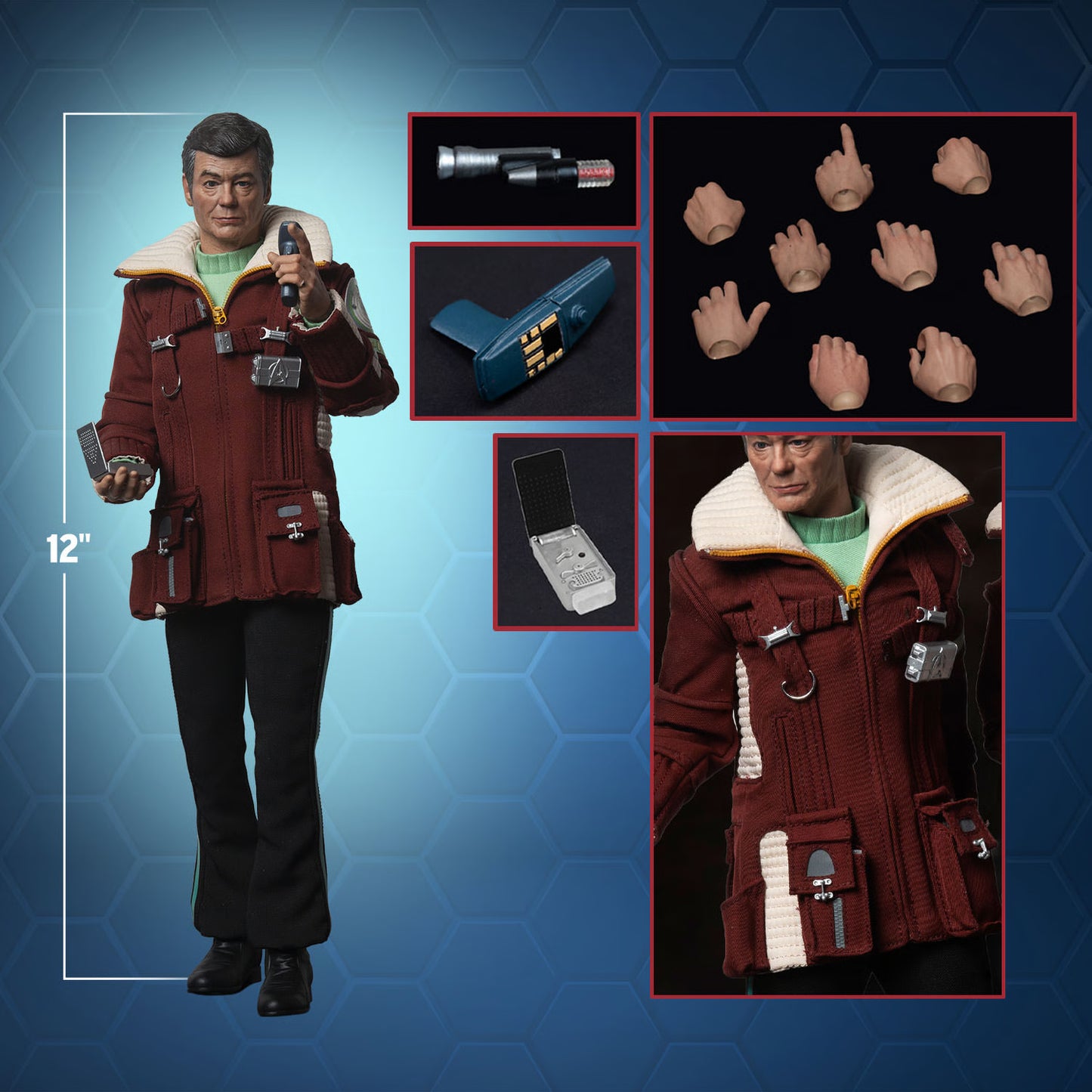 Star Trek: The Wrath of Khan Dr. Leonard McCoy 1/6 Scale Action Figure - Regula One Edition