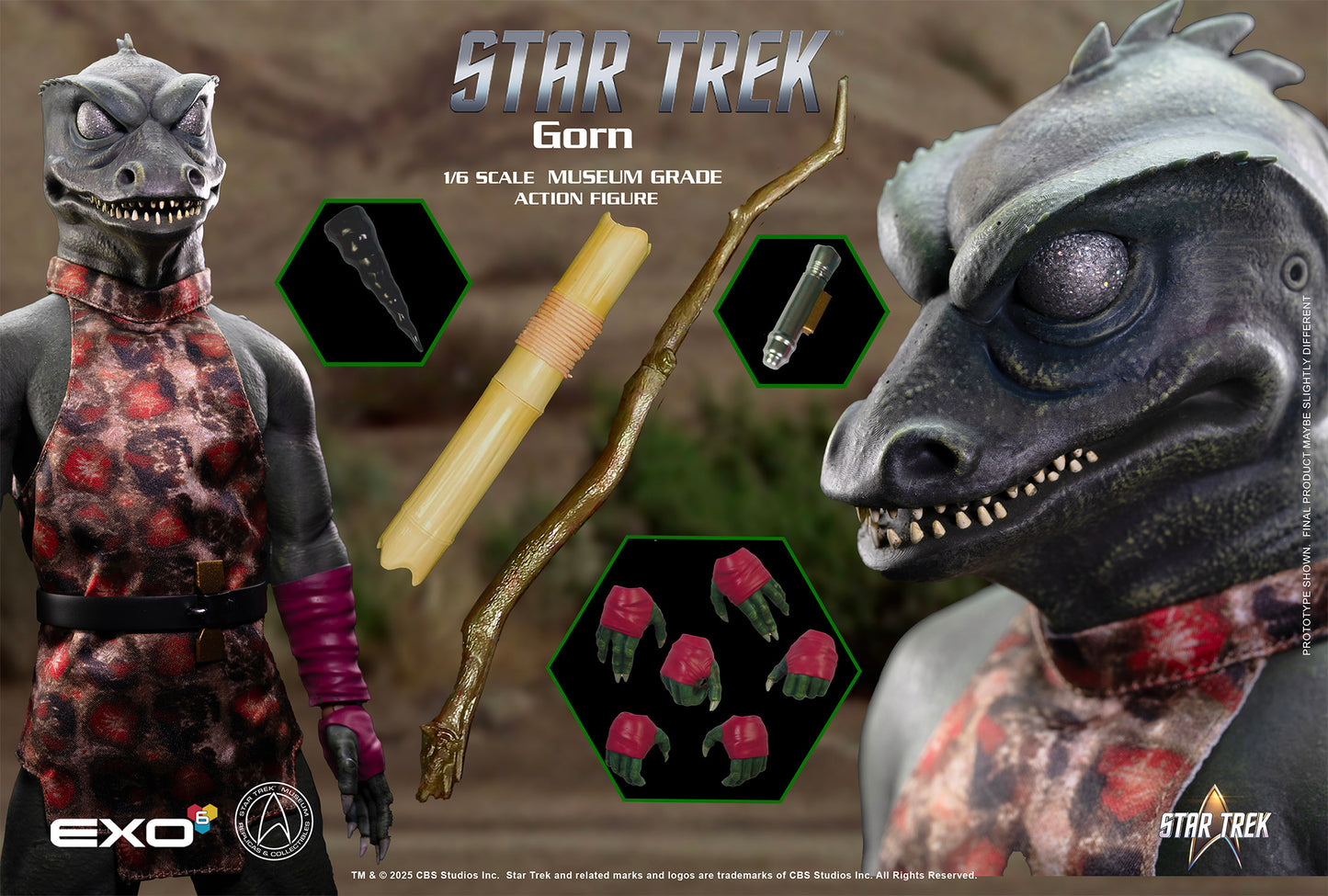 Gorn Sixth Scale Figure