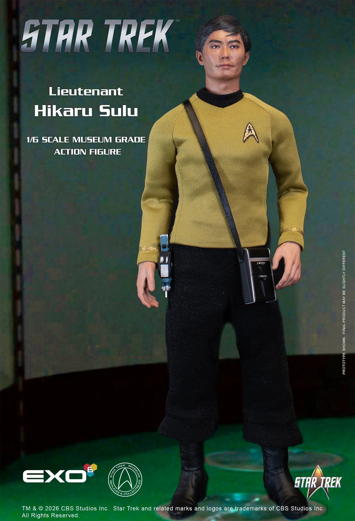 EXO-6 Star Trek: The Original Series Lieutenant Hikaru Sulu 1:6 Scale Figure