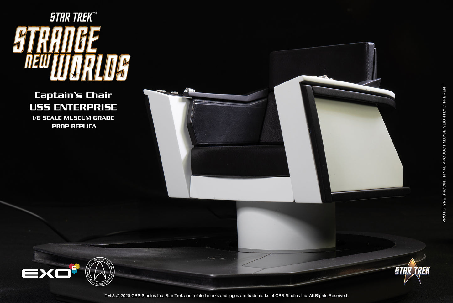 U.S.S. Enterprise Command Chair Sixth Scale Accessory