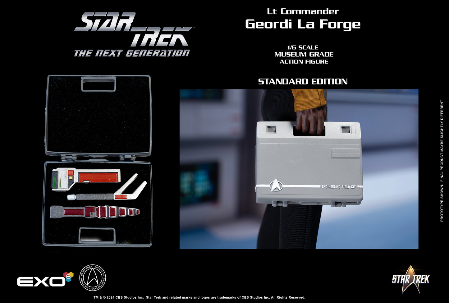 Geordi LaForge (Standard Version) 1/6 Scale Figure