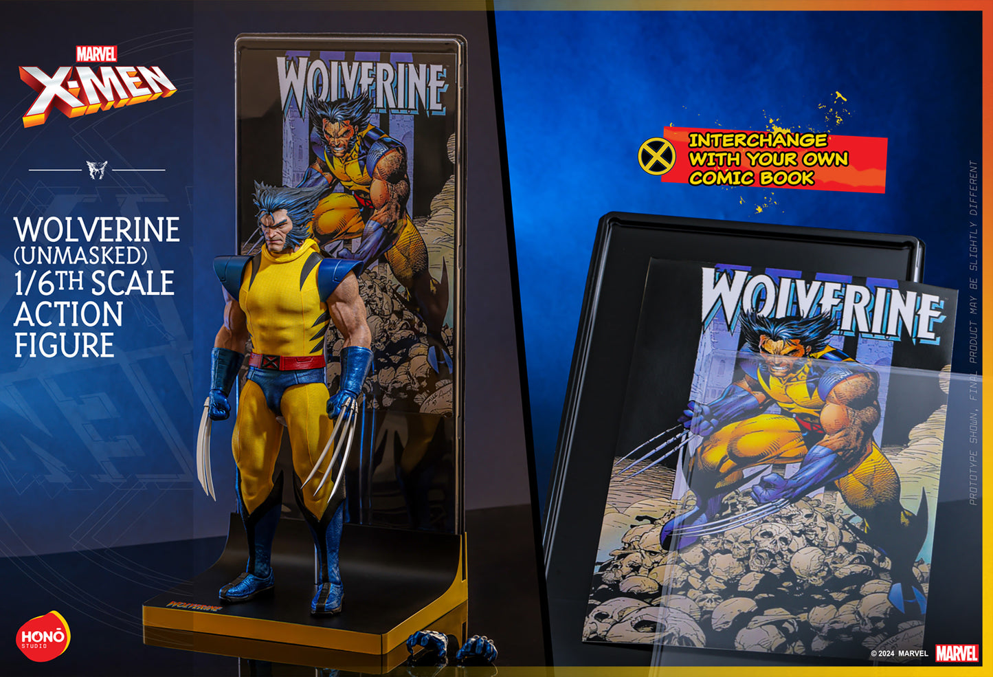 Wolverine (Unmasked) Sixth Scale Figure