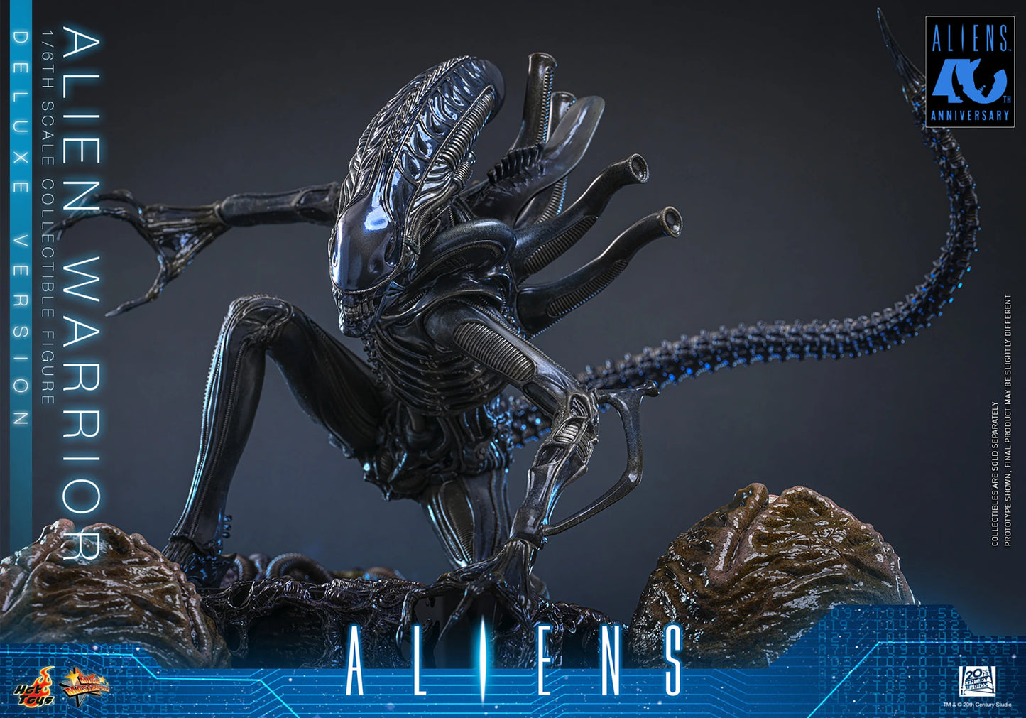 Hot Toys Aliens Alien Warrior Sixth Scale Collectible Figure (Deluxe Version)