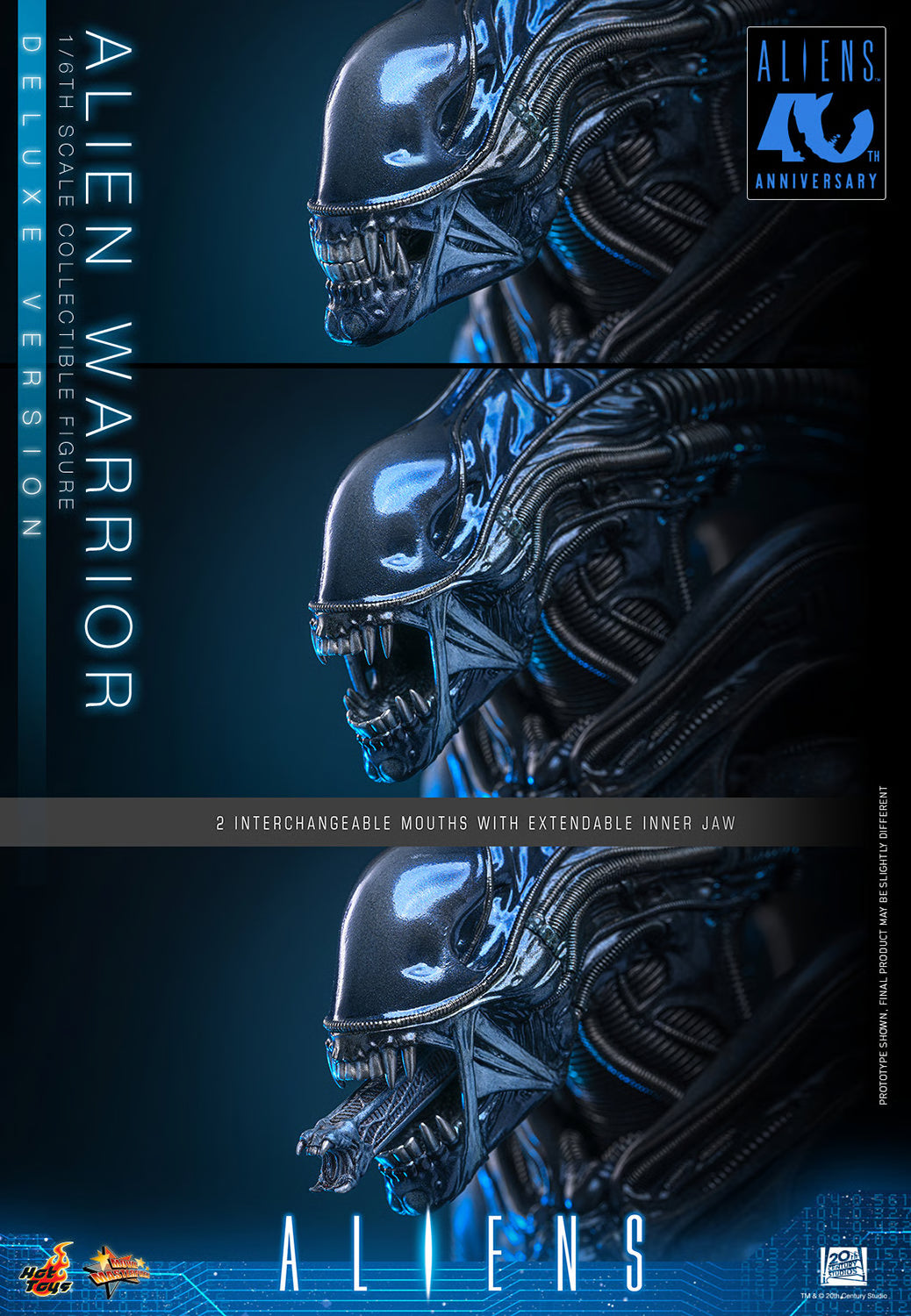 Hot Toys Aliens Alien Warrior Sixth Scale Collectible Figure (Deluxe Version)