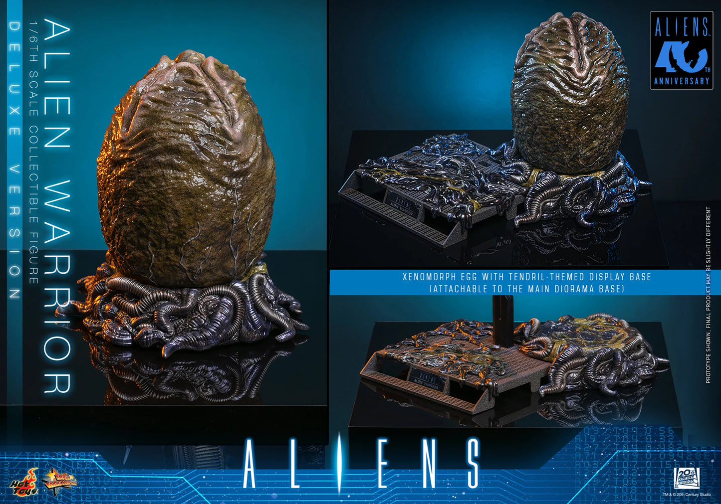 Hot Toys Aliens Alien Warrior Sixth Scale Collectible Figure (Deluxe Version)