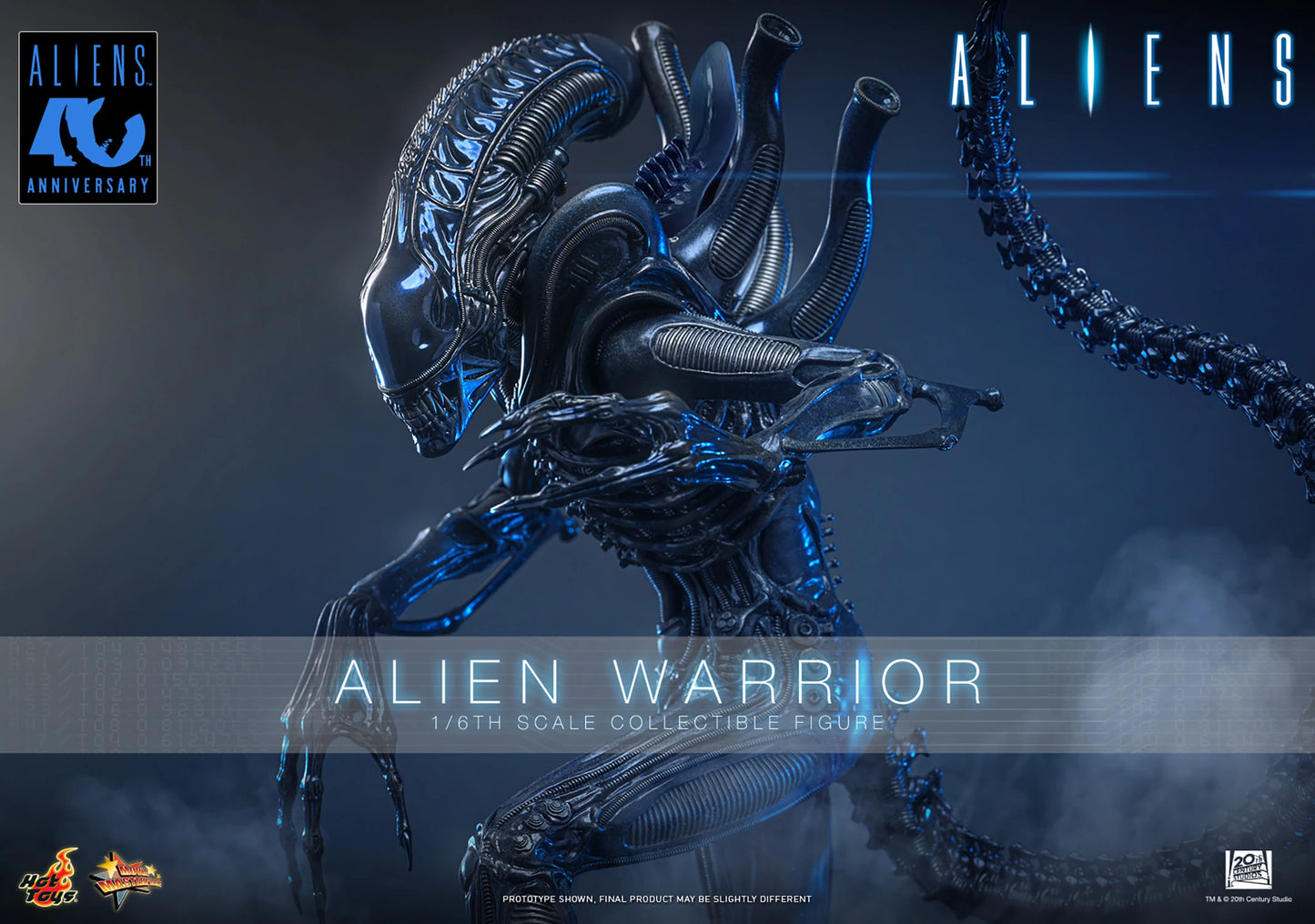 Alien Warrior Sixth Scale Figure — Hot Toys | Aliens 40th Anniversary