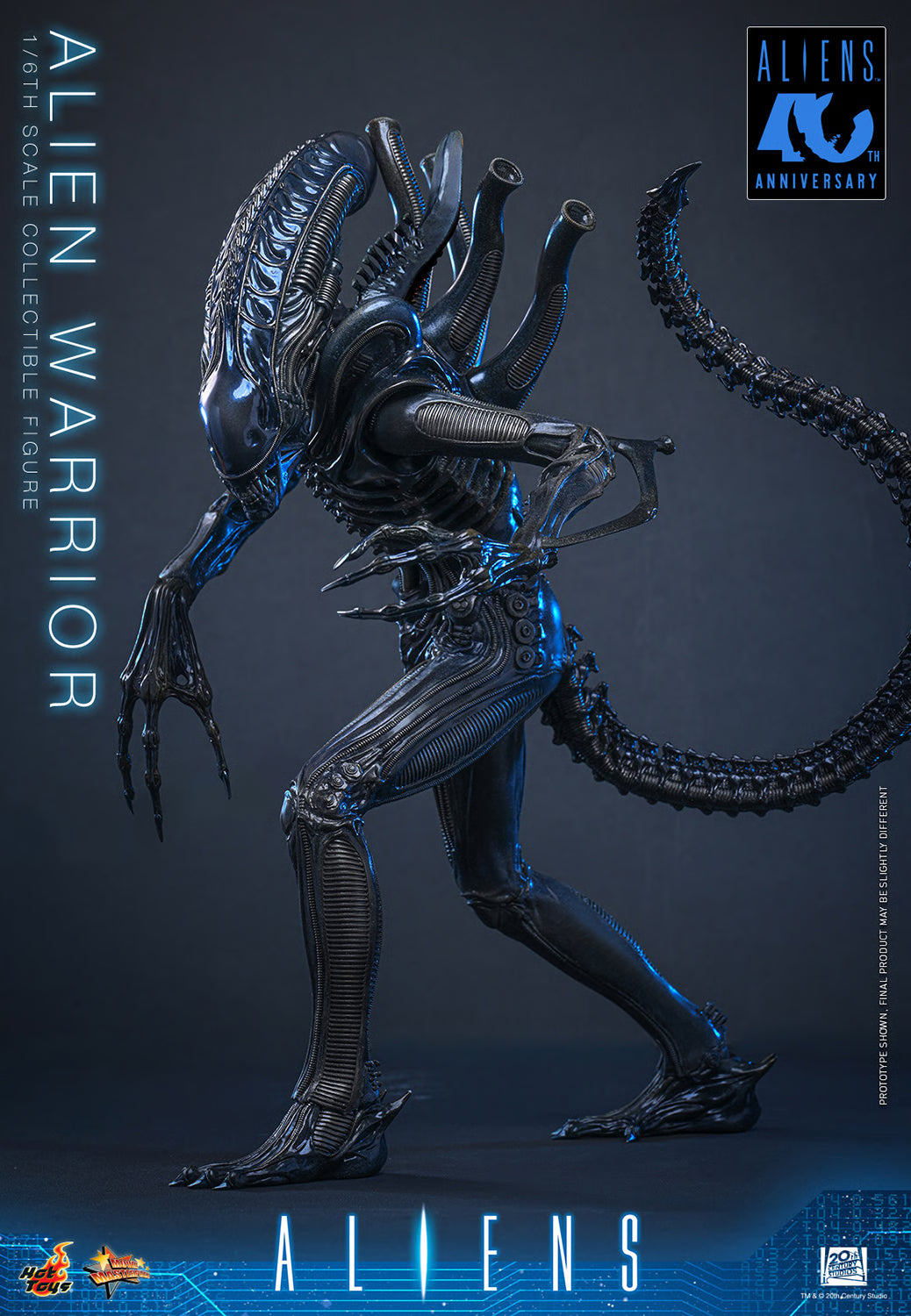 Alien Warrior Sixth Scale Figure — Hot Toys | Aliens 40th Anniversary