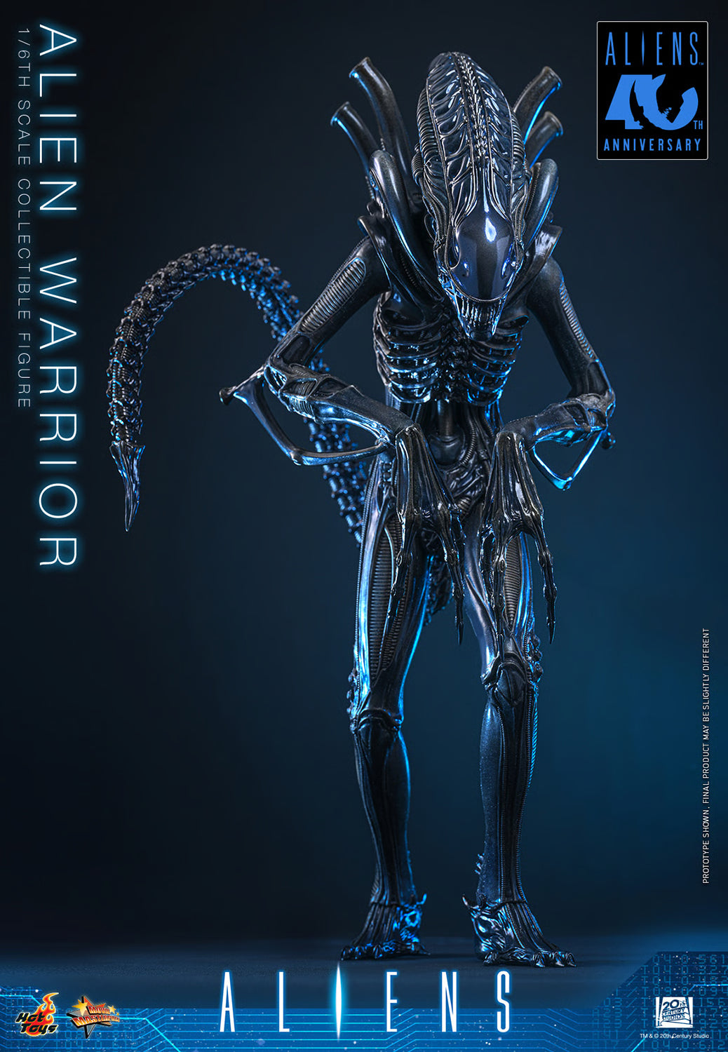 Alien Warrior Sixth Scale Figure — Hot Toys | Aliens 40th Anniversary