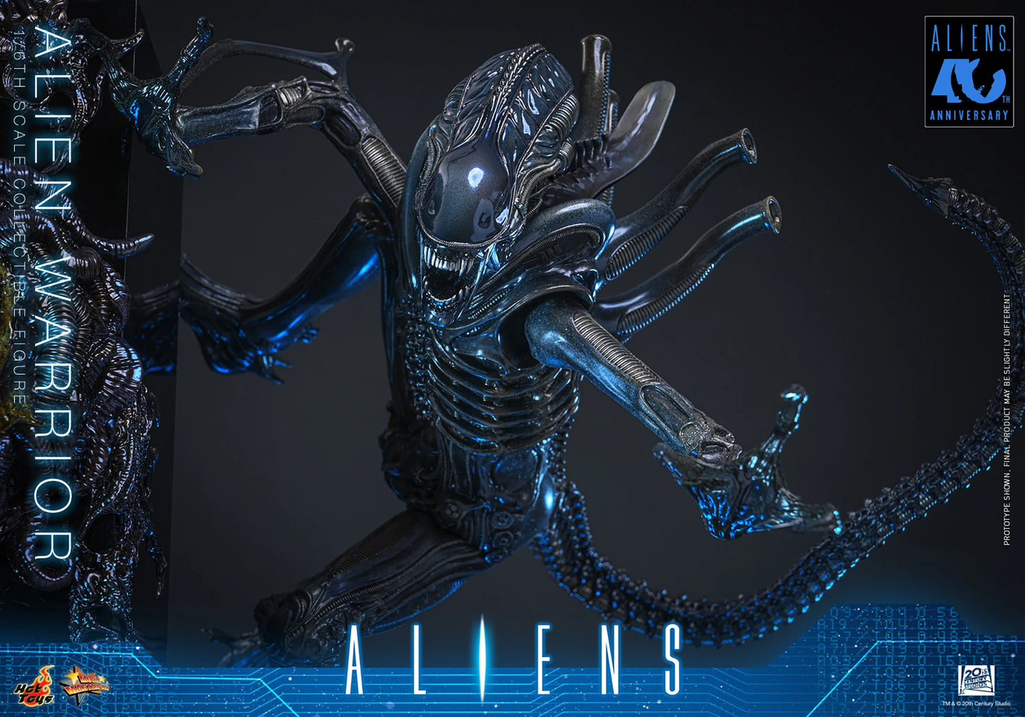 Alien Warrior Sixth Scale Figure — Hot Toys | Aliens 40th Anniversary