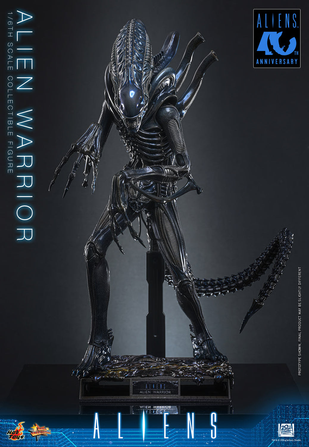 Alien Warrior Sixth Scale Figure — Hot Toys | Aliens 40th Anniversary