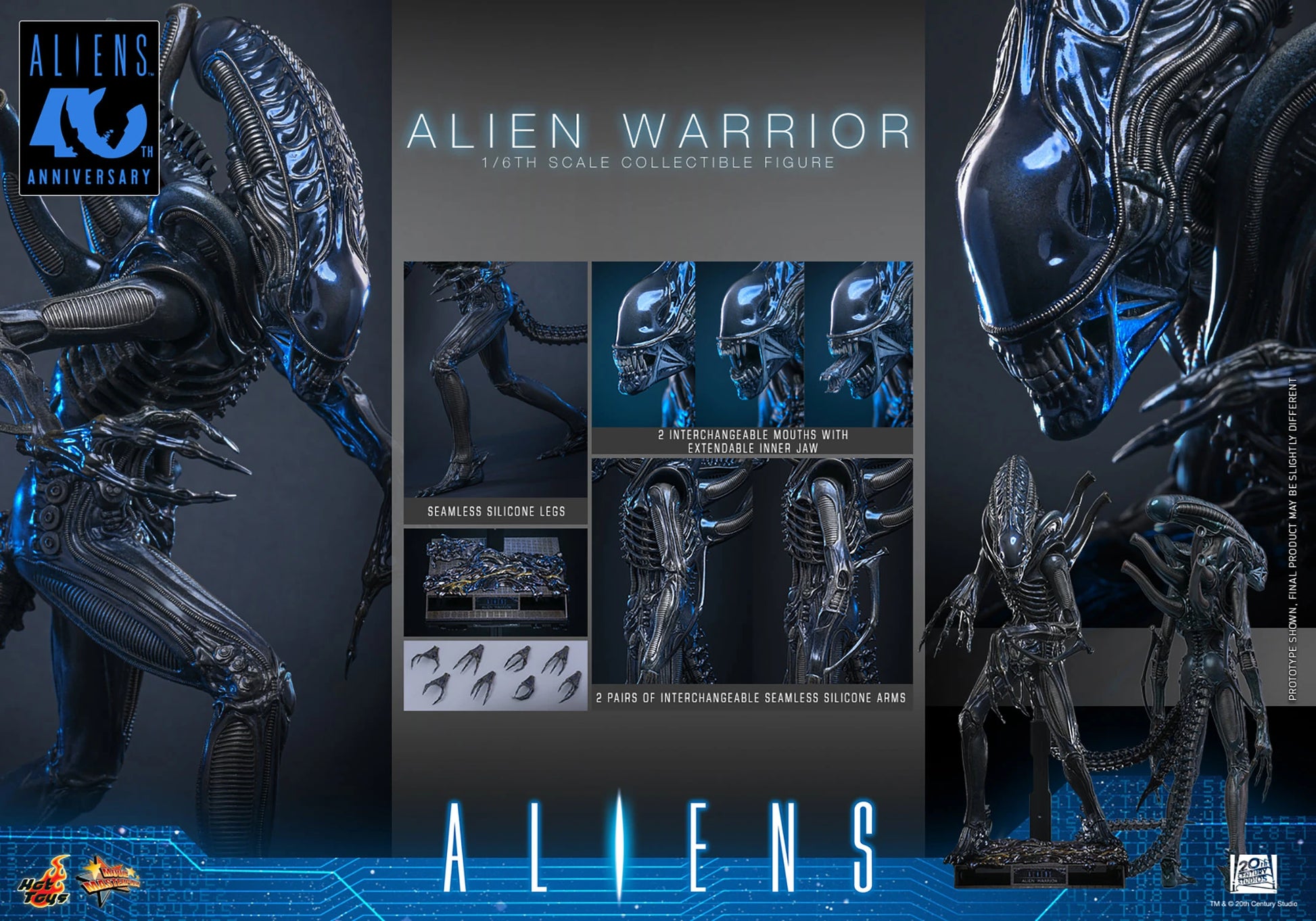 Alien Warrior Sixth Scale Figure — Hot Toys | Aliens 40th Alien Warrior Sixth Scale Figure — Hot Toys | Aliens 40th