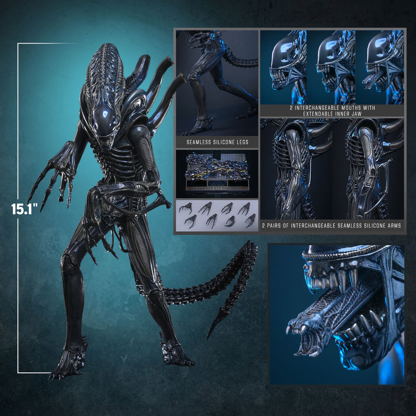 Alien Warrior Sixth Scale Figure — Hot Toys | Aliens 40th Anniversary