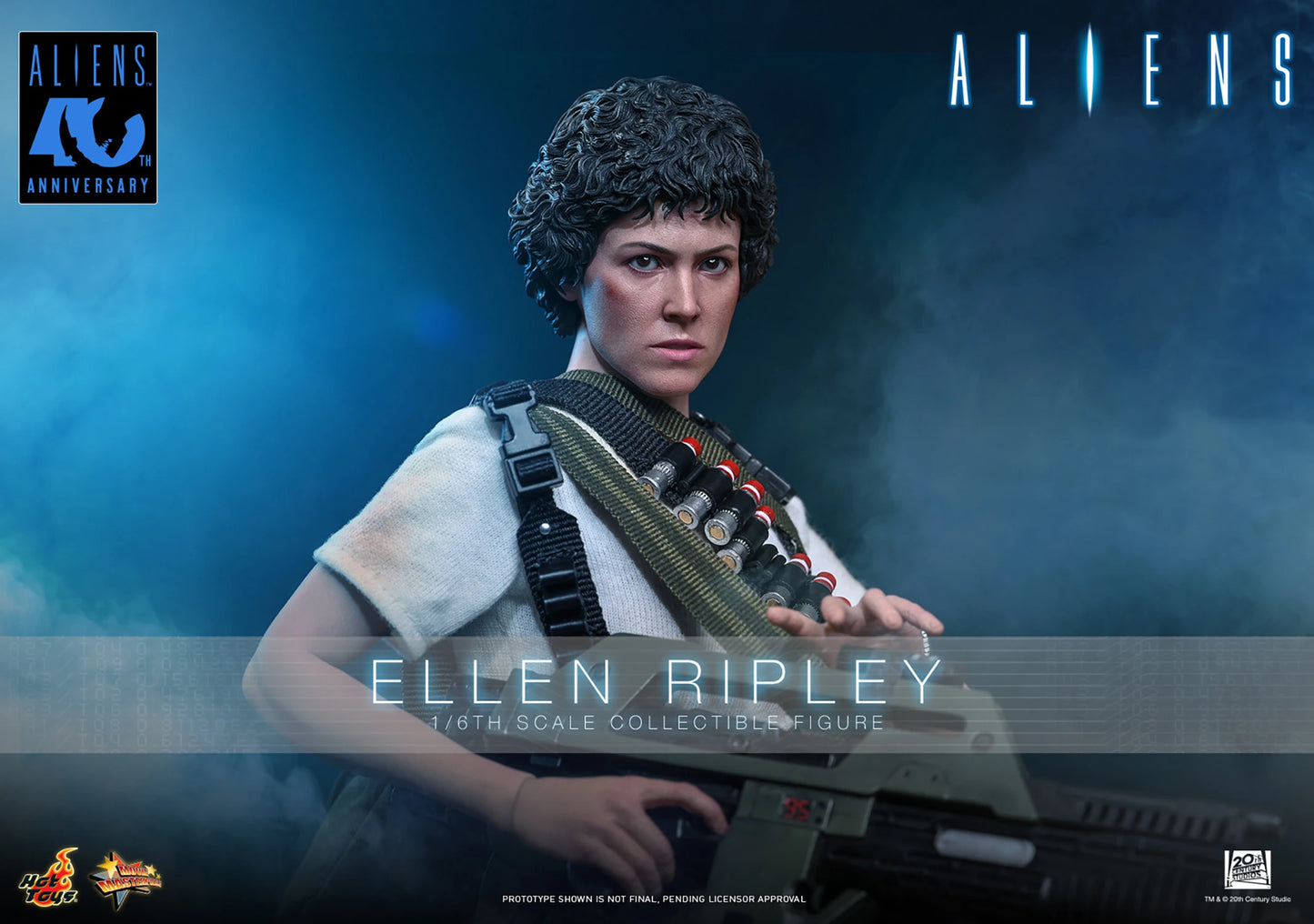 Hot Toys Aliens Ellen Ripley Sixth Scale Collectible Figure — 40th Anniversary Edition