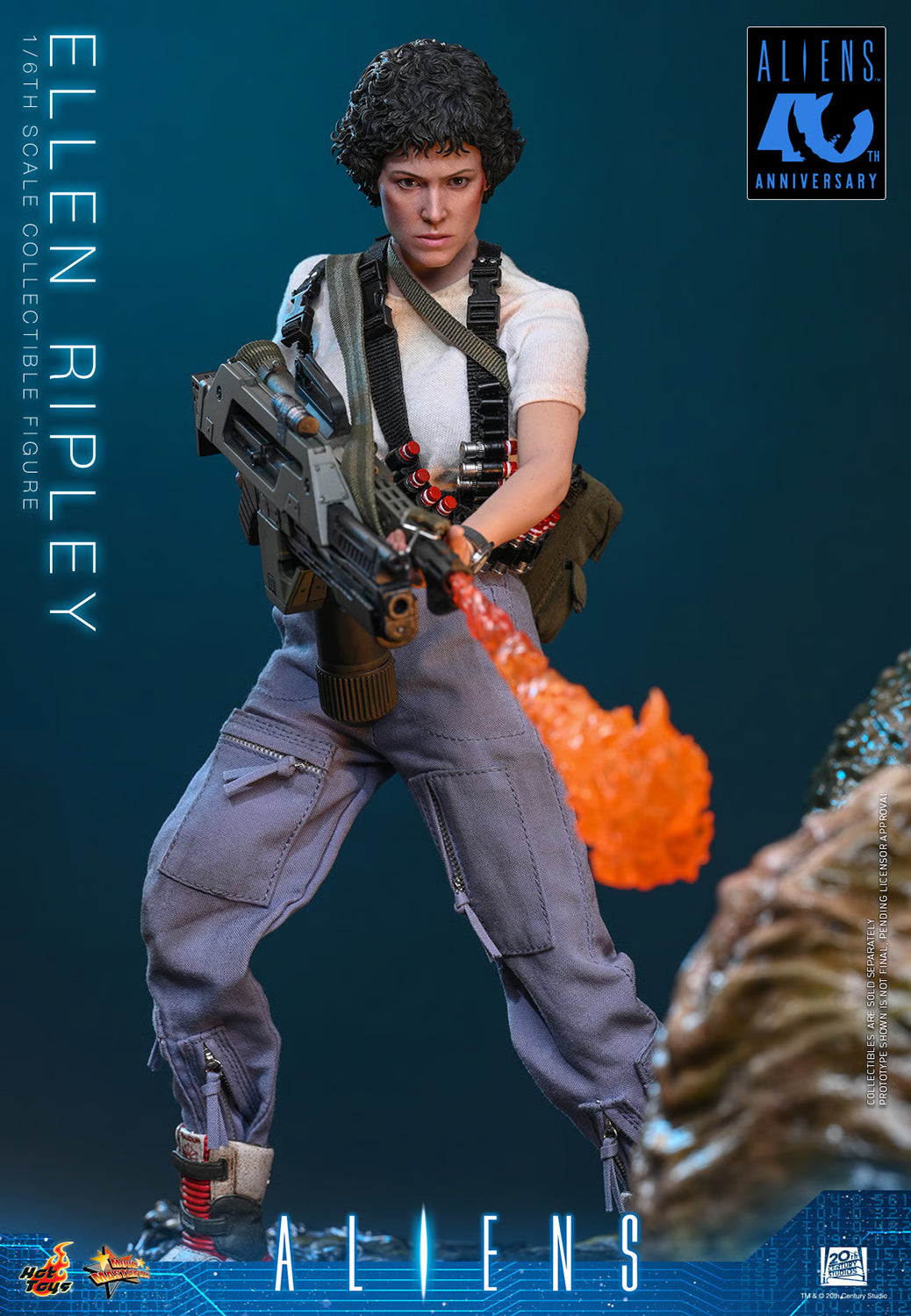 Hot Toys Aliens Ellen Ripley Sixth Scale Collectible Figure — 40th Anniversary Edition
